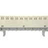 Размыкаемый плинт 2/10 универсальный маркировка 1...10, кат. 5е SINELLS DP-10/10profil/5